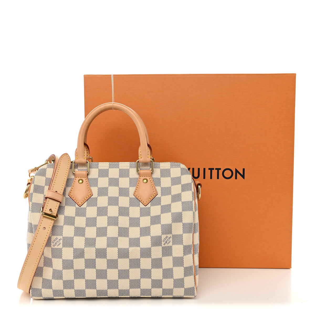 Damier Azur Speedy Bandouliere 25