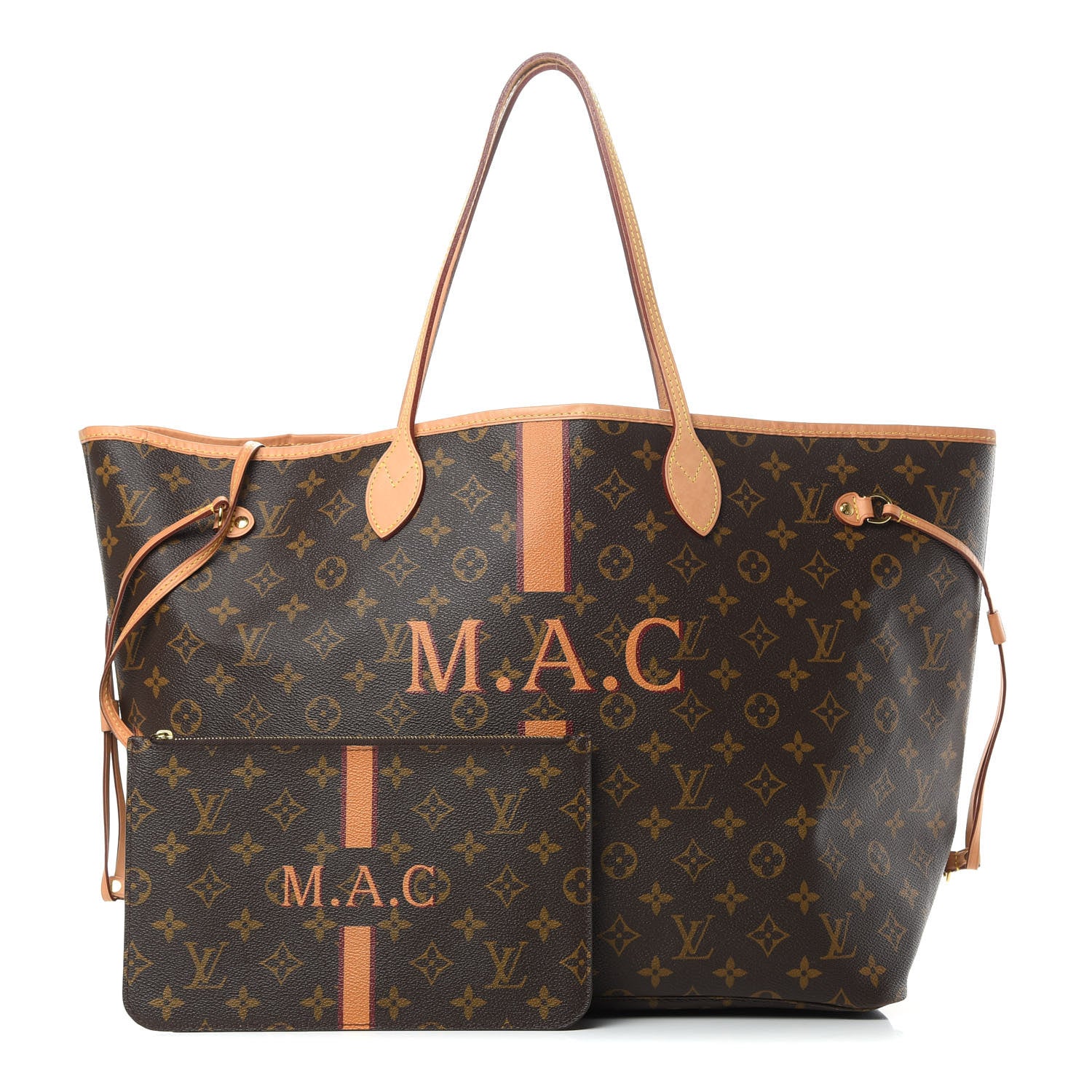 Louis Vuitton Monogram My LV Heritage Neverfull GM Orange Bordeaux 1 of 14