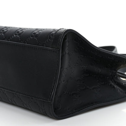 Gucci Guccissima Small Padlock Tote Black 10 of 10