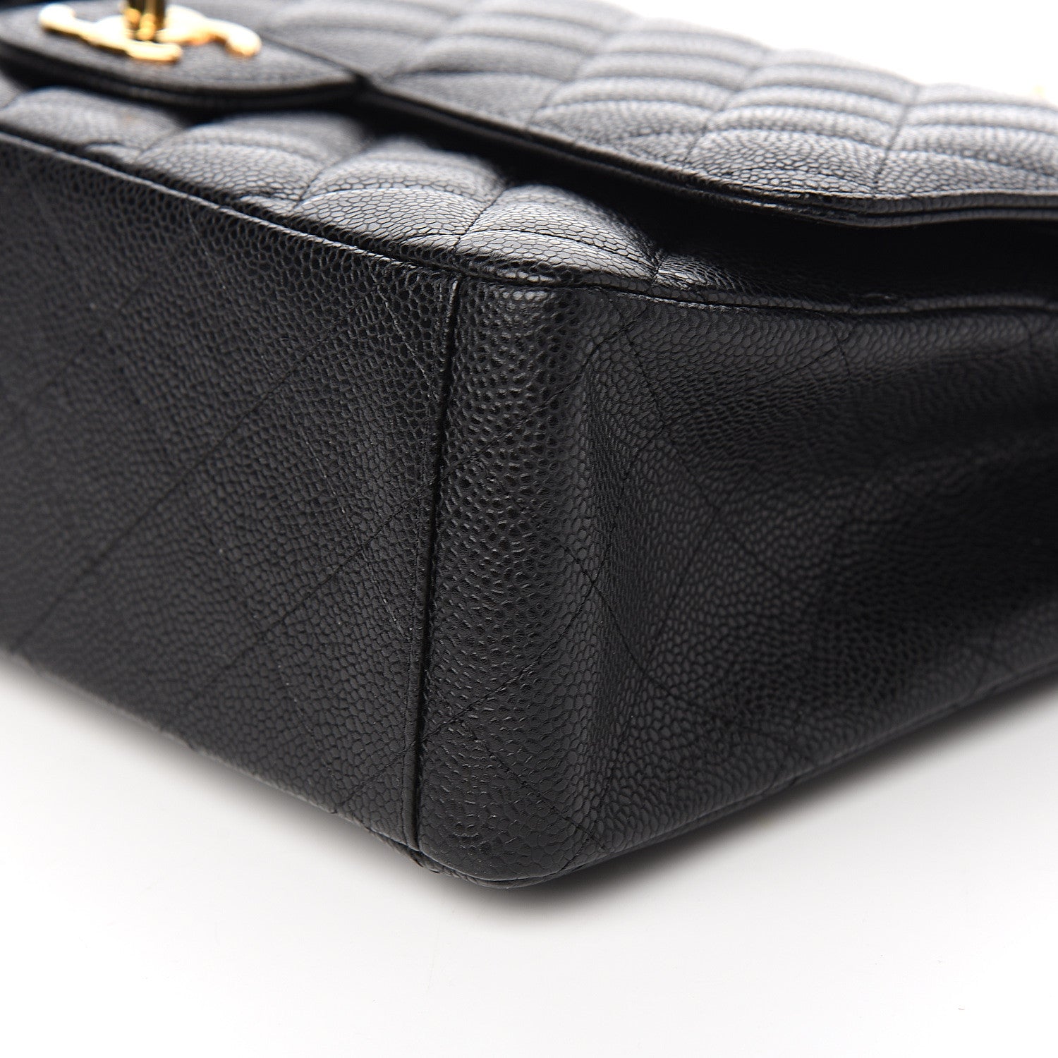 Chanel Caviar Quilted Maxi Double Flap Black 8 of 9