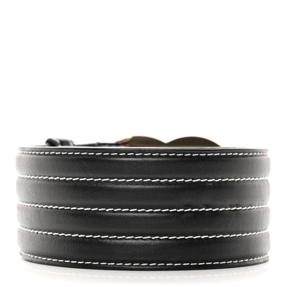 Chanel Calfskin Stitched CC Belt Black 2 of 10