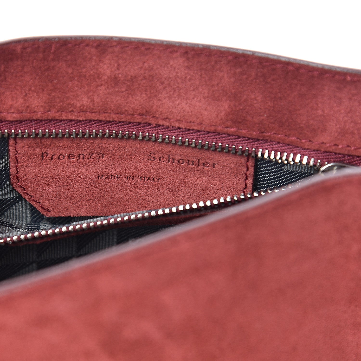 Proenza Schouler Suede PS1 Mini Pouch Messenger Bag Midnight Plum 7 of 13