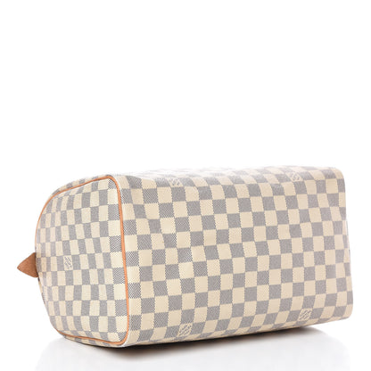 Louis Vuitton Damier Azur Speedy 30 4 of 10