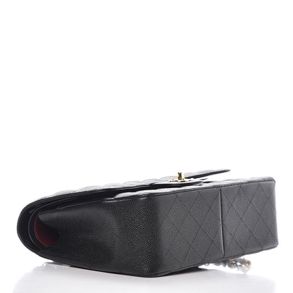 Chanel Caviar Quilted Jumbo Double Flap Black 5 of 13