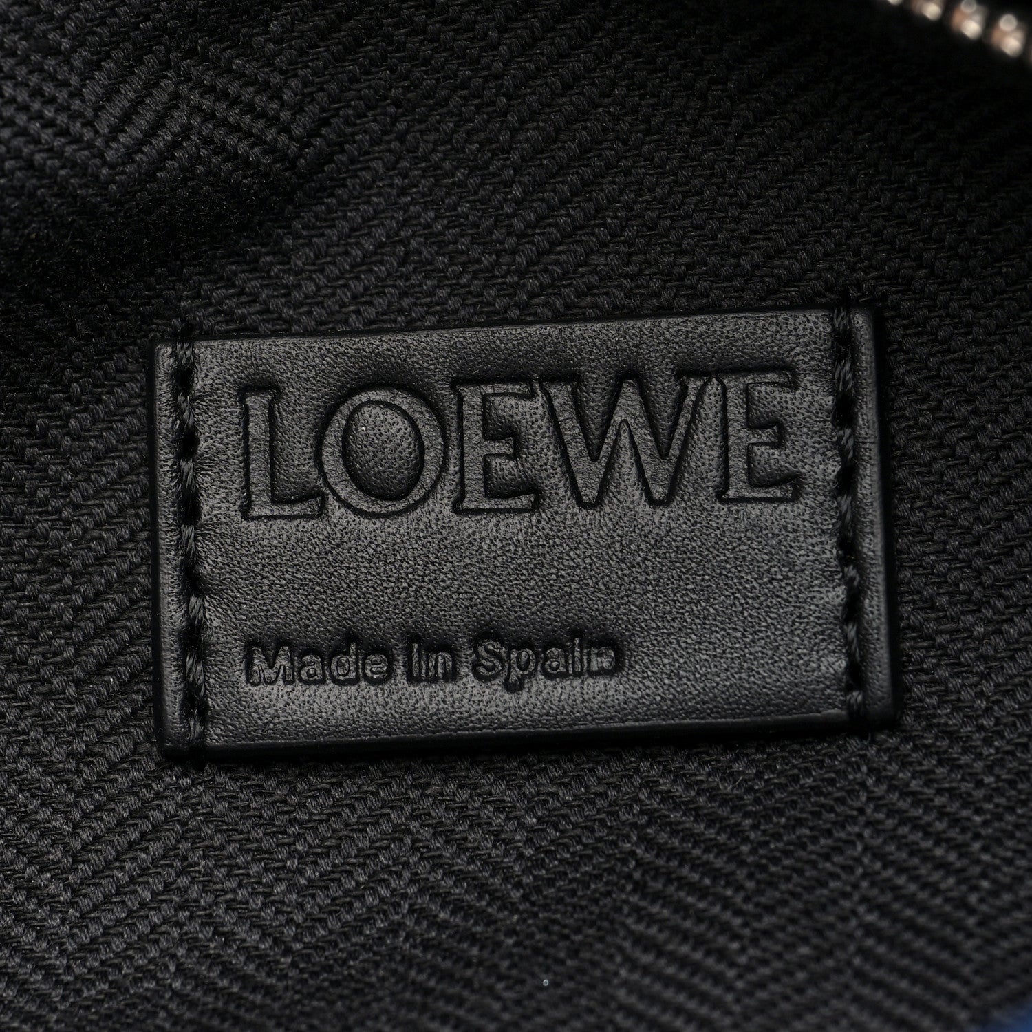 Loewe Calfskin Small Puzzle Edge Bumbag Navy Blue 6 of 9