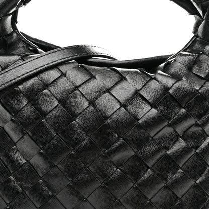 Bottega Veneta Calfskin Intrecciato Mini Hop Black 8 of 10