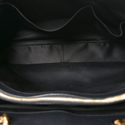 Chanel Caviar Quilted XL Grand Shopping Tote GST Black 4 of 9
