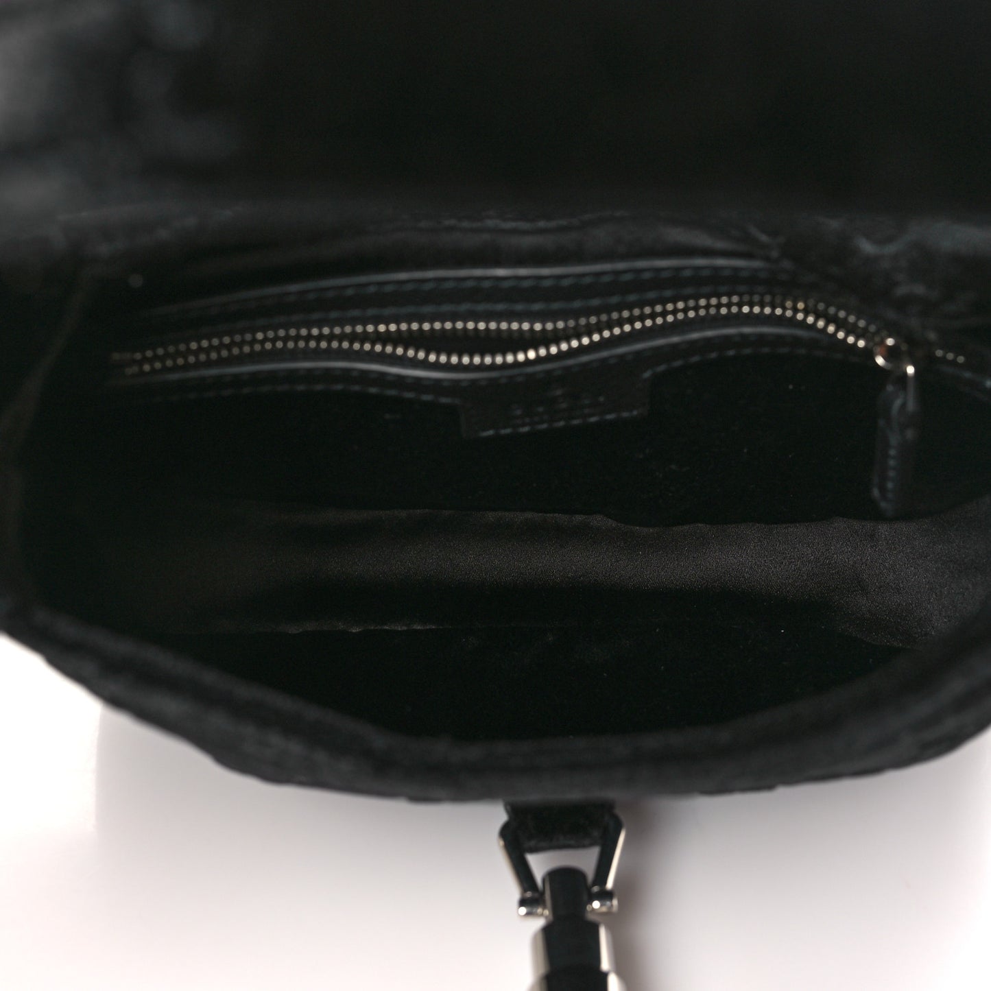 New Velvet Ashmir GG Monogram Small Jackie 1961 Hobo Black