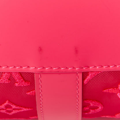 Louis Vuitton Monogram Fluo See Through Keepall Bandouliere 50 Rose 12 of 12