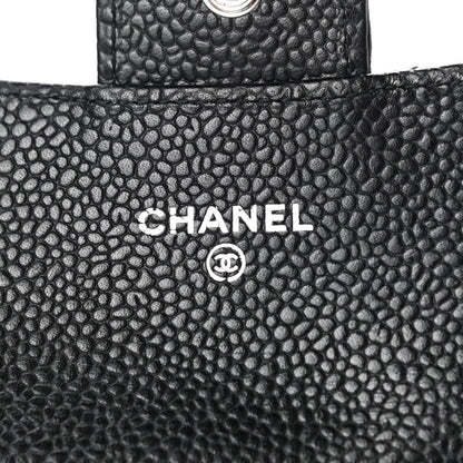 Chanel Caviar Quilted Flap Card Holder Black 6 of 8