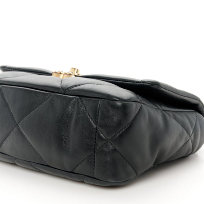 Chanel Lambskin Quilted Medium Chanel 19 Flap Black 10 of 11