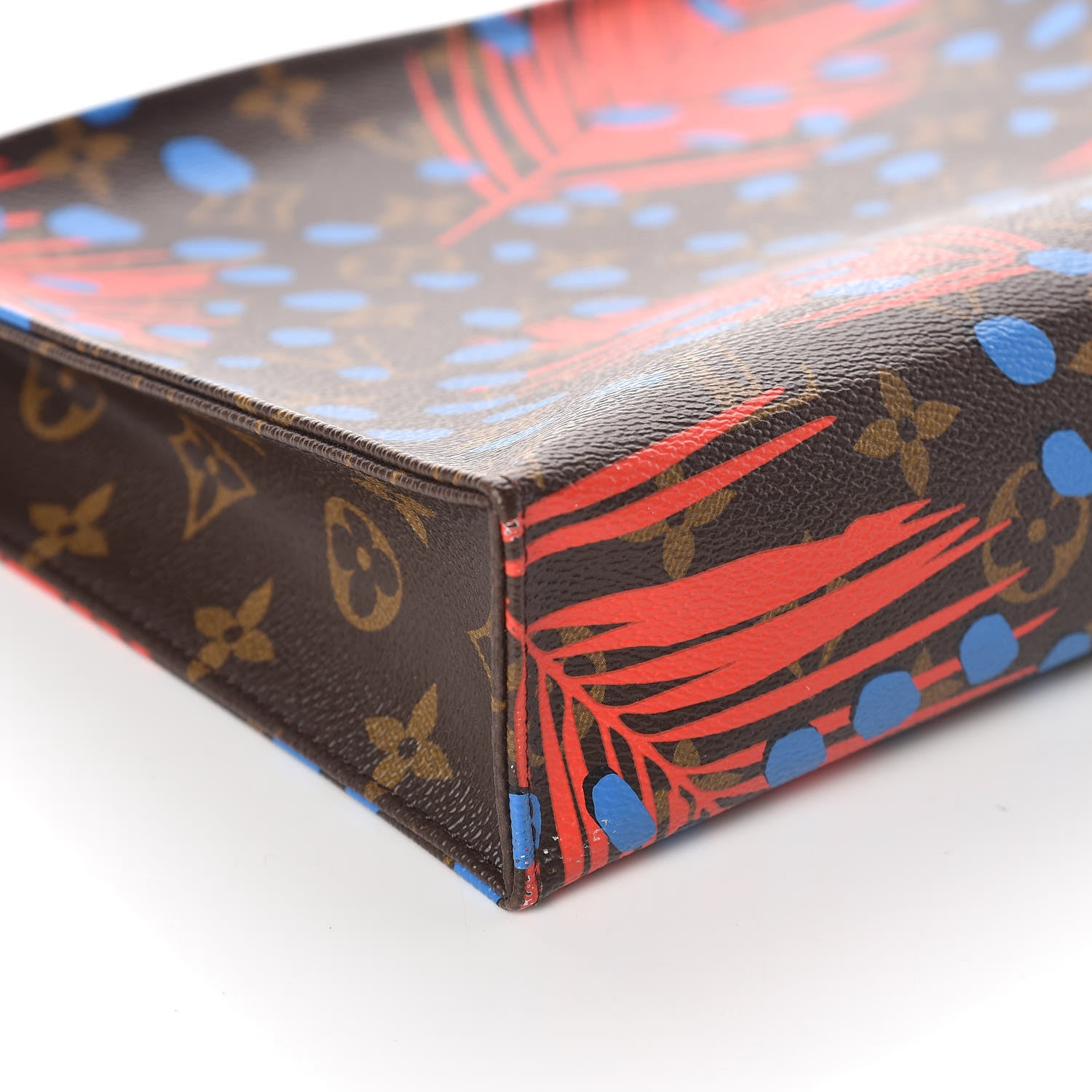 Louis Vuitton Monogram Jungle Dots Toiletry Pouch 26 Coquelicot Denim 5 of 8