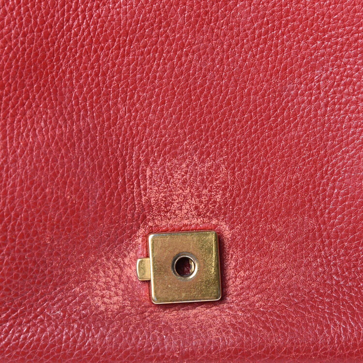 Gucci Calfskin Small GG Marmont Top Handle Bag Vulcanic Red 7 of 10