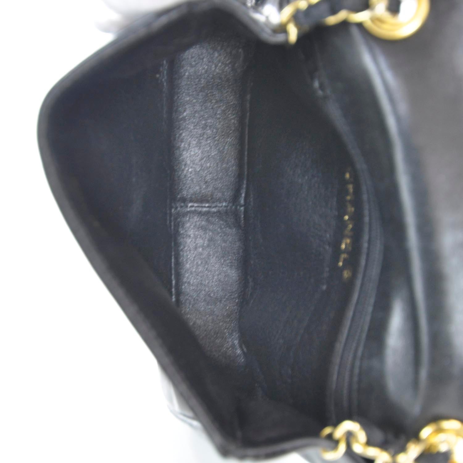Chanel Patent Flap Shoulder Bag Black 10 of 10