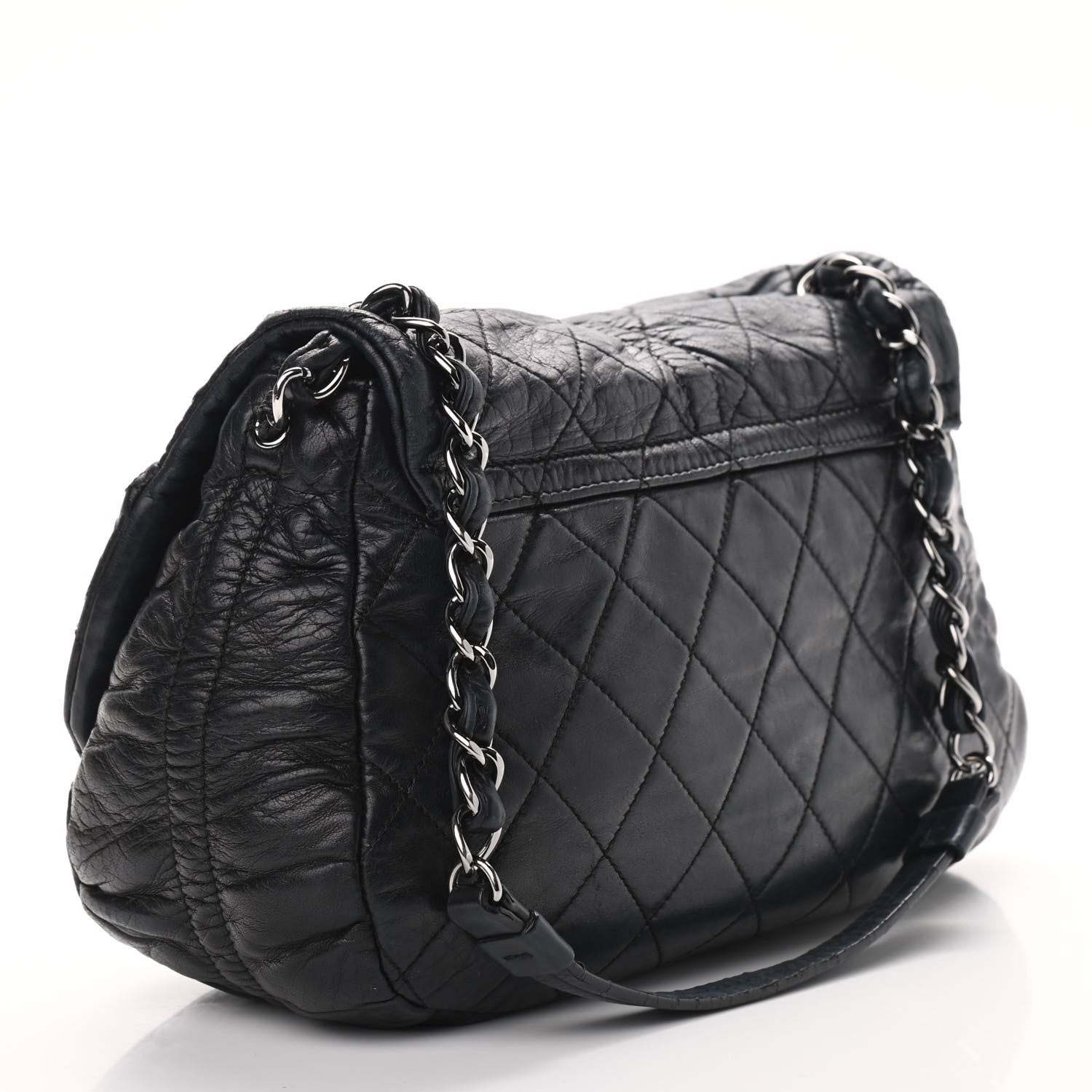 Chanel Lambskin Quilted Small Sharpei Flap Black 3 of 12