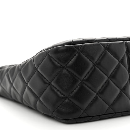 Chanel Lambskin Quilted Small Pearl Crush Hobo Black 9 of 10