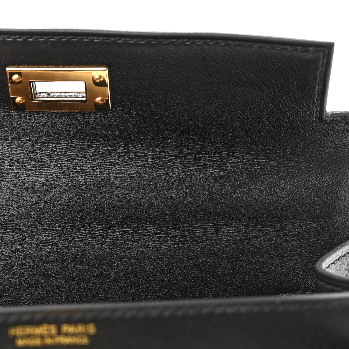 Tadelakt Mini Kelly 20 Black