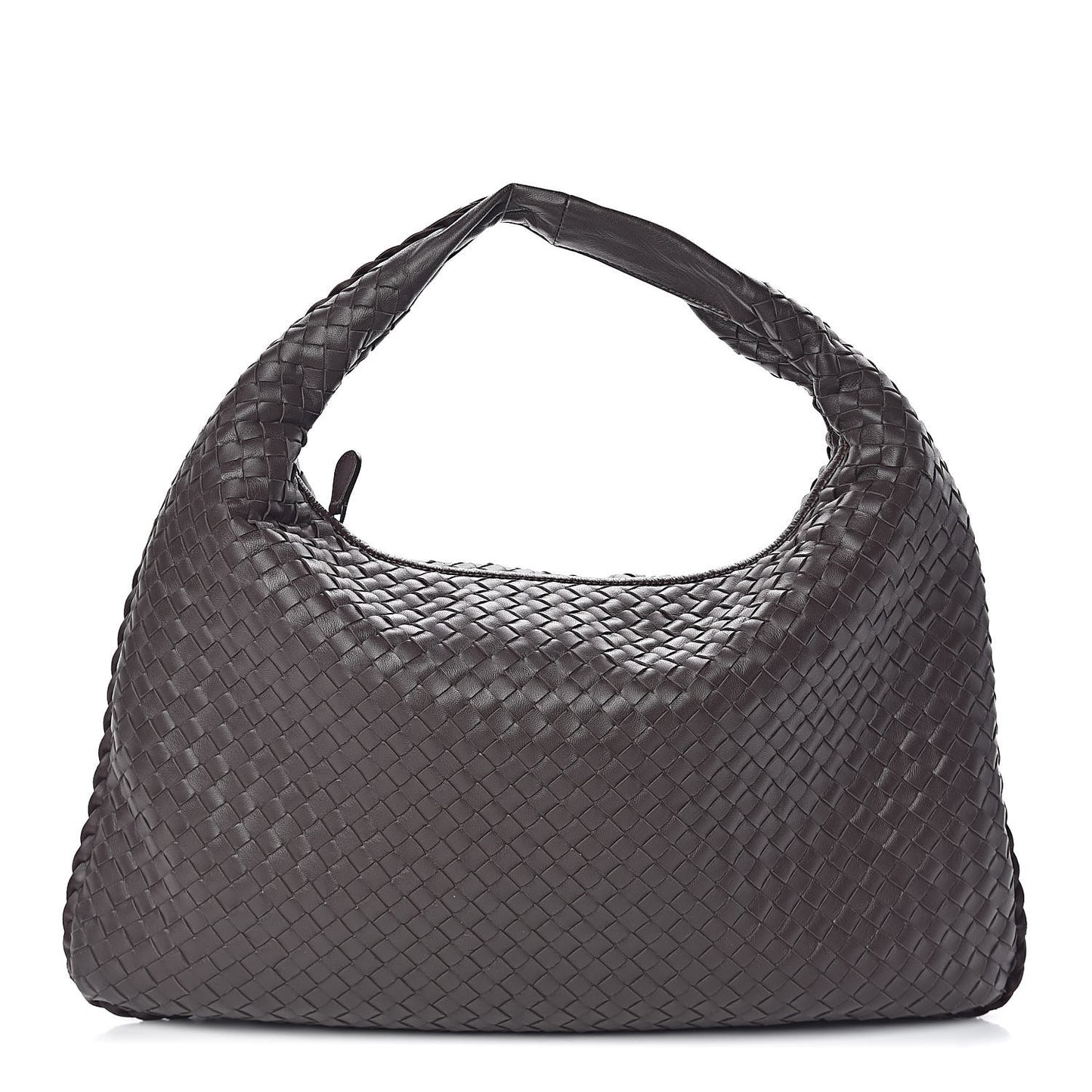 Nappa Intrecciato Large Veneta Hobo Ebano