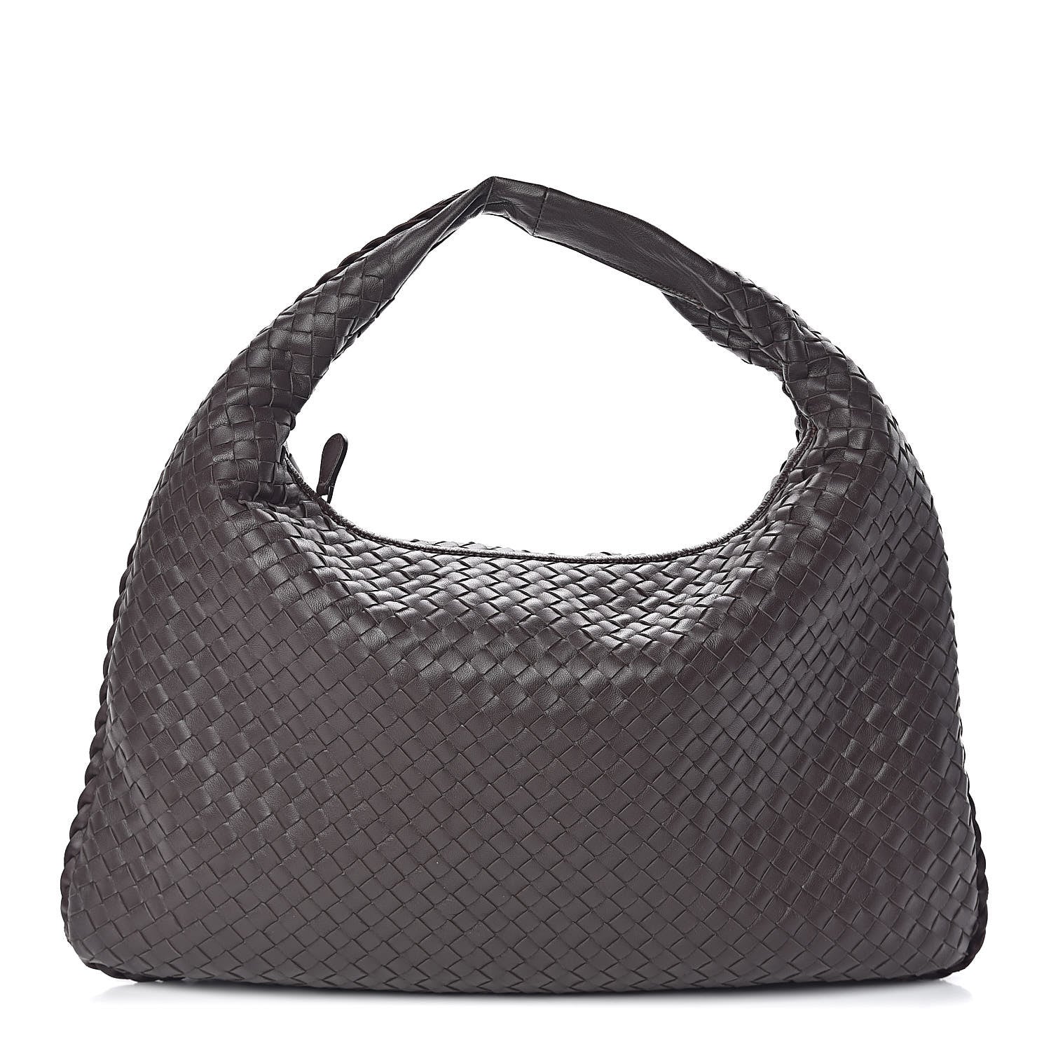 Bottega Veneta Nappa Intrecciato Large Veneta Hobo Ebano 1 of 9