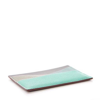 Hermes Chevre Mysore Epsom Landscape Petit H Card Case 5 of 7