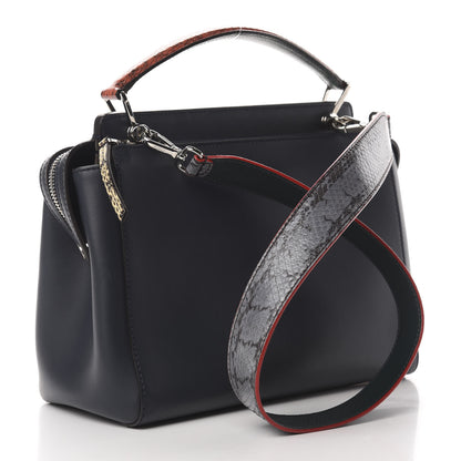 Fendi Vitello Baltico Dolce Elaphe DotCom Satchel Lavagna Ortensia Multicolor 2 of 13