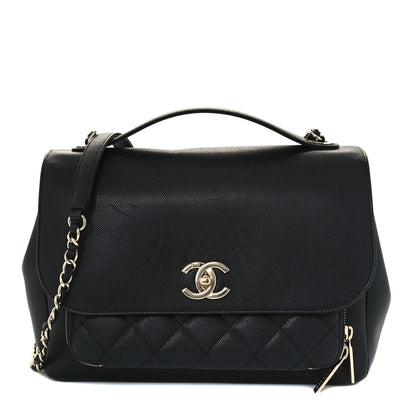 Chanel Caviar Quilted Large Business Affinity Flap Black 1 of 9