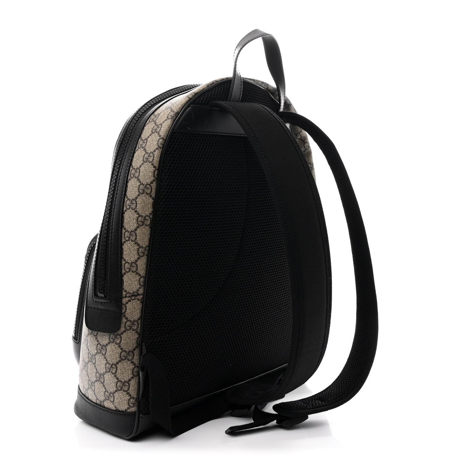 Gucci GG Supreme Monogram Medium Backpack Black 3 of 10