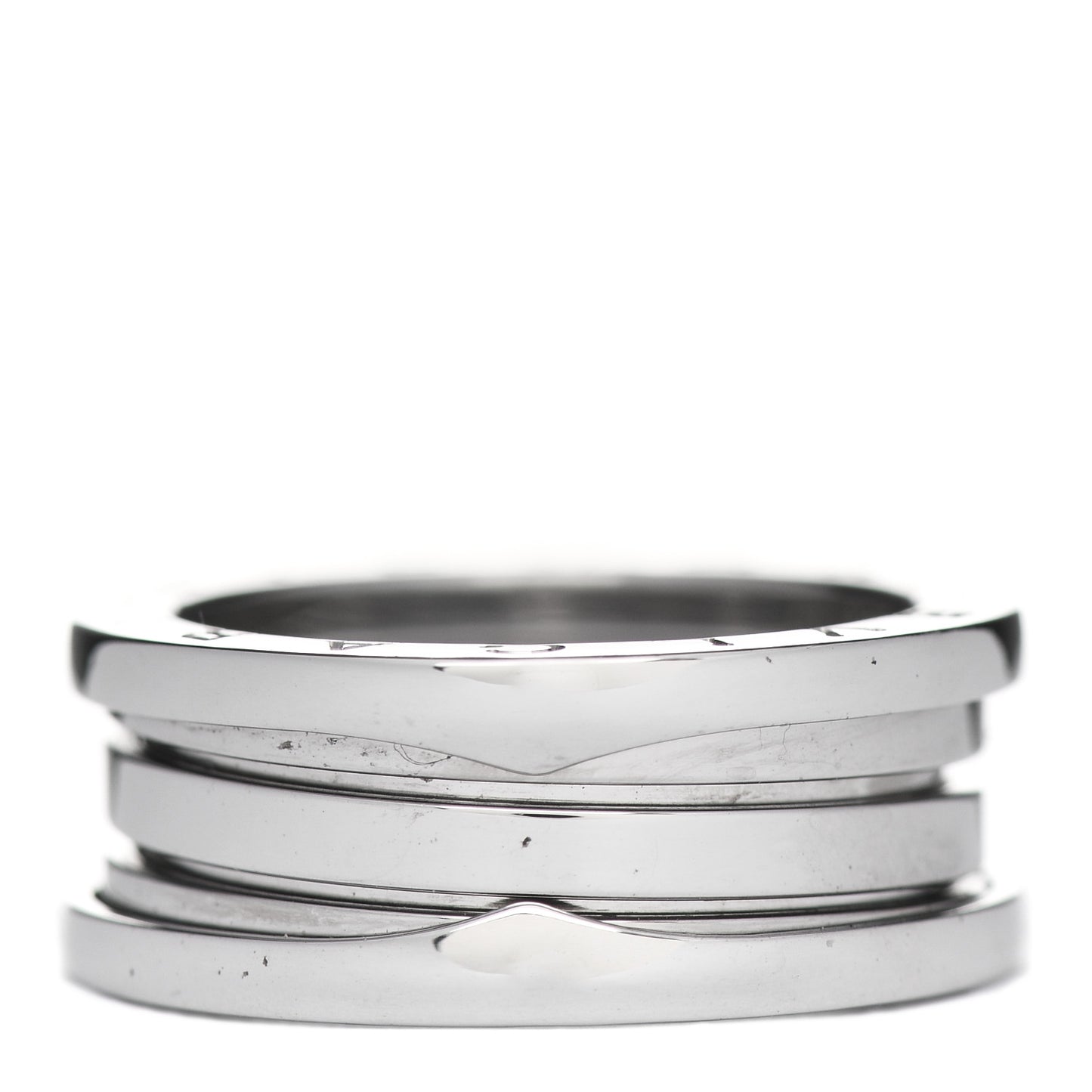 18K White Gold B.Zero1 Three-Band Ring 55 7.25