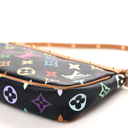 Louis Vuitton Monogram Multicolor Pochette Accessories Black 8 of 8