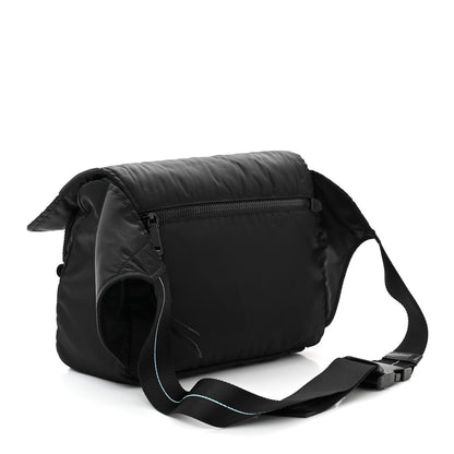 Prada Tessuto Nylon Logo Messenger Bag Black 3 of 11