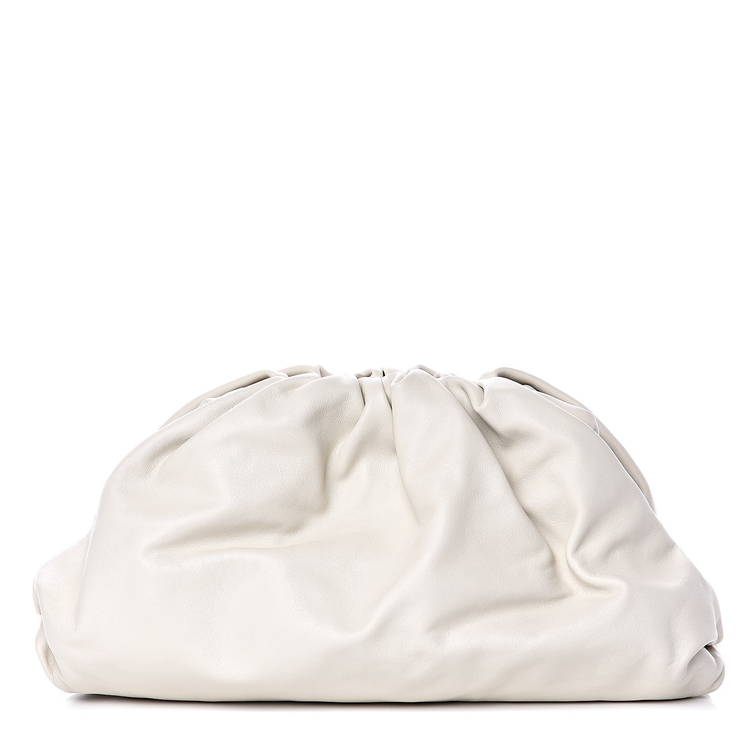 Bottega Veneta Smooth Butter Calf The Pouch Oversized Clutch Mist 1 of 11