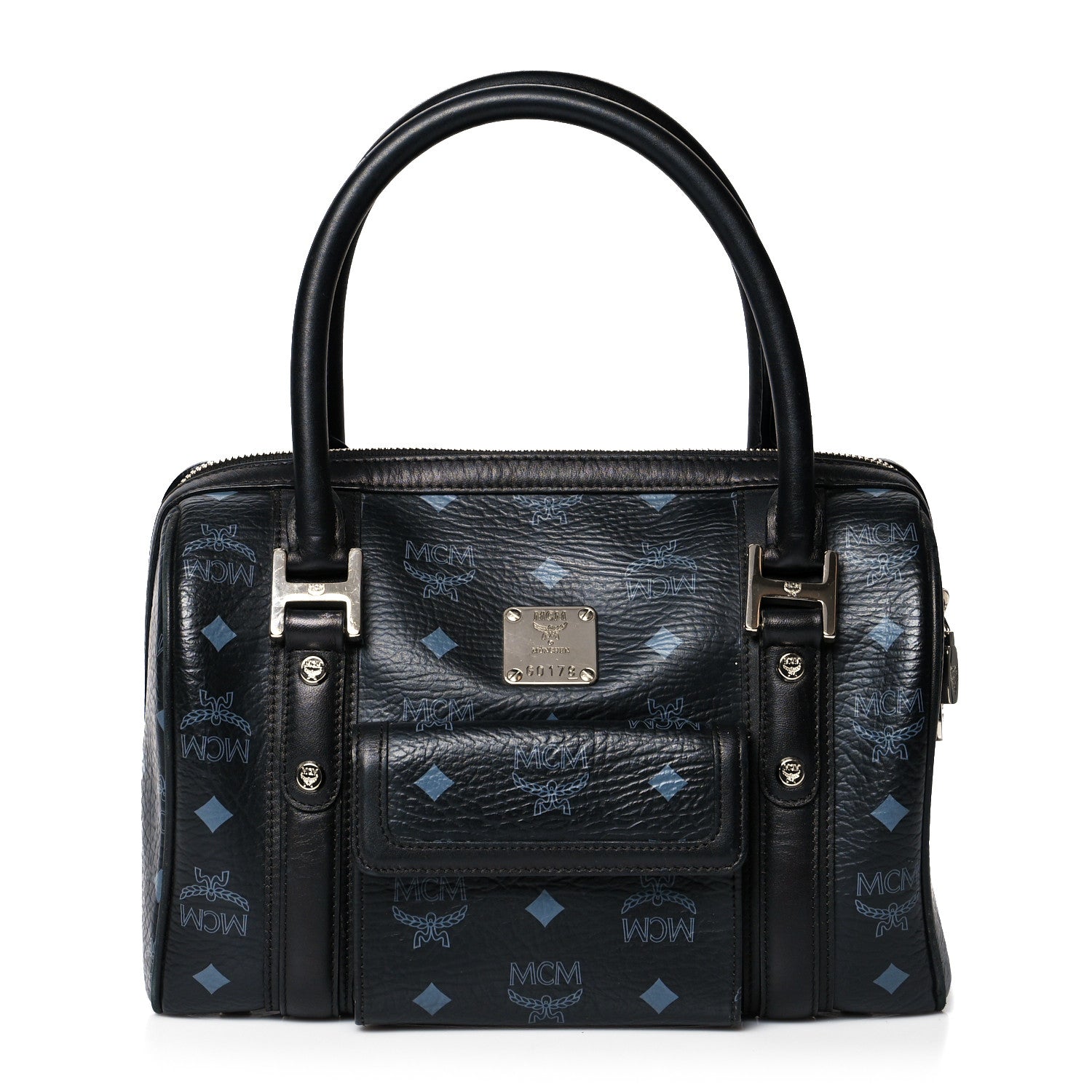 MCM Visetos Boston Bag Black 1 of 13