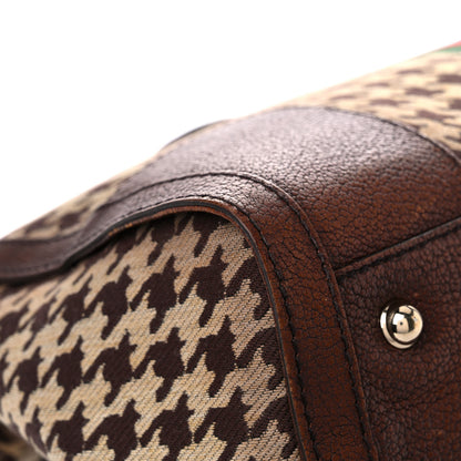 Gucci Fabric Pied De Poule Medium Seventies Web Boston Brown 11 of 36