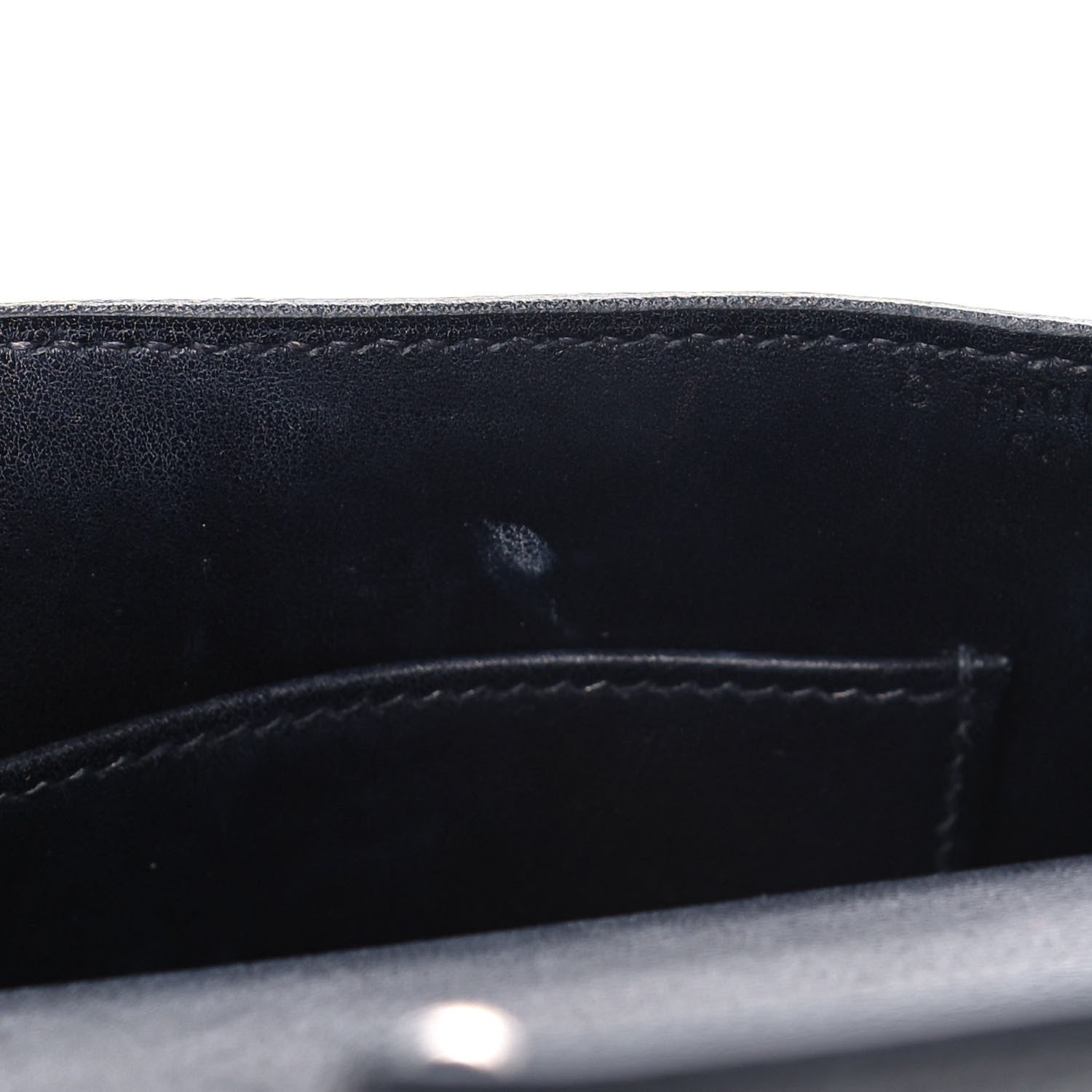 Hermes Chevre Mysore Mini Verrou Chaine Bag Black 9 of 20
