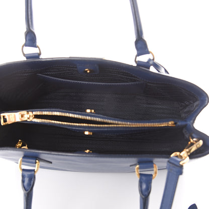 Prada Saffiano Lux Medium Tote Bluette 4 of 7