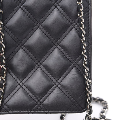 Chanel Calfskin Quilted Crossbody CC Phone Holder Black 9 of 12