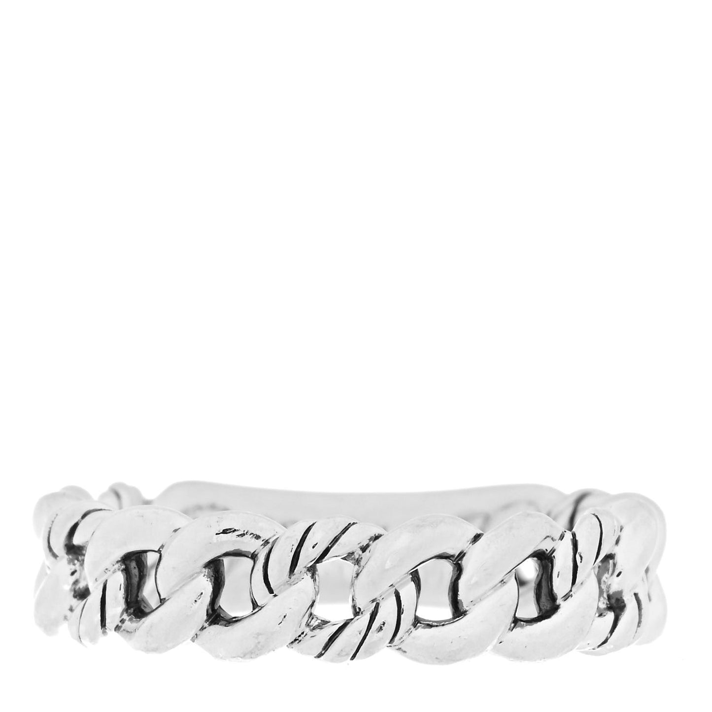 Sterling Silver Narrow Belmont Curb Link Ring 56 7.75