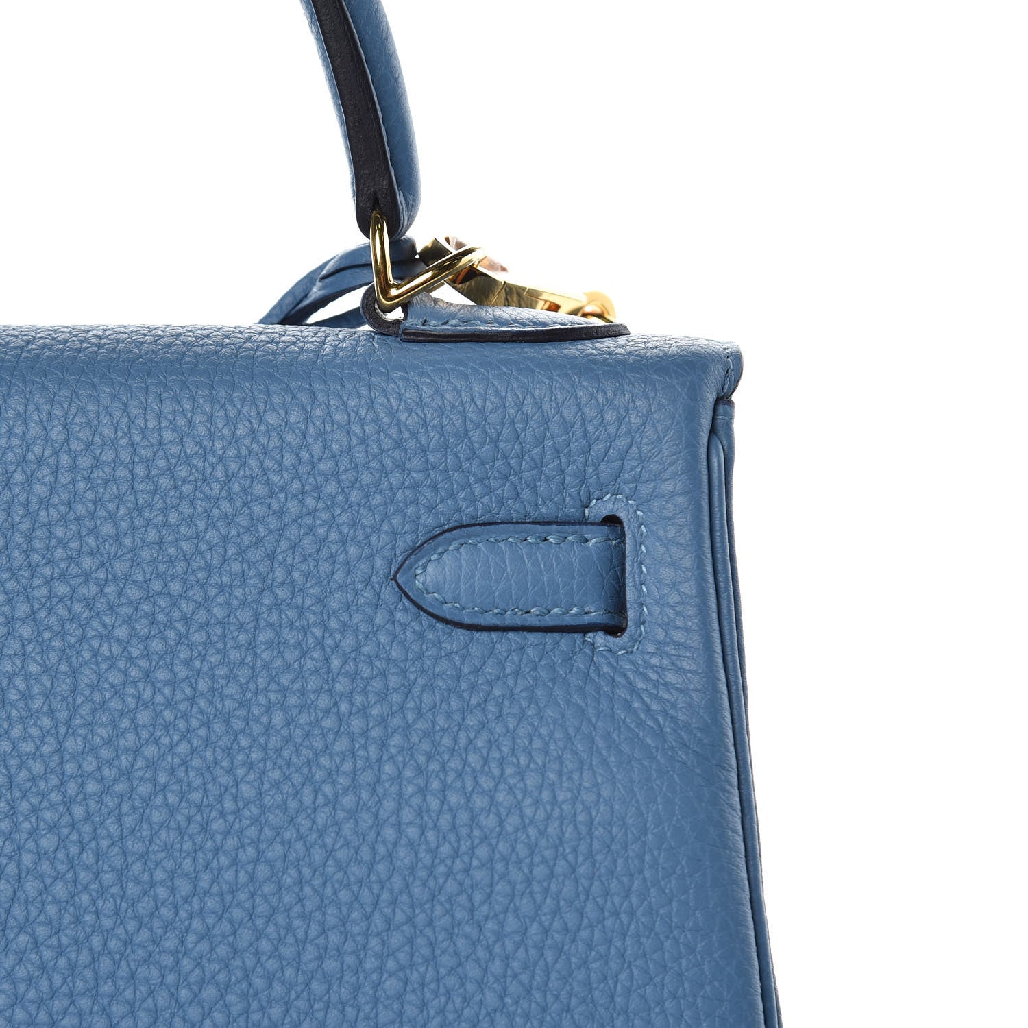 Hermes Togo Kelly Retourne 25 Azur 24 of 31
