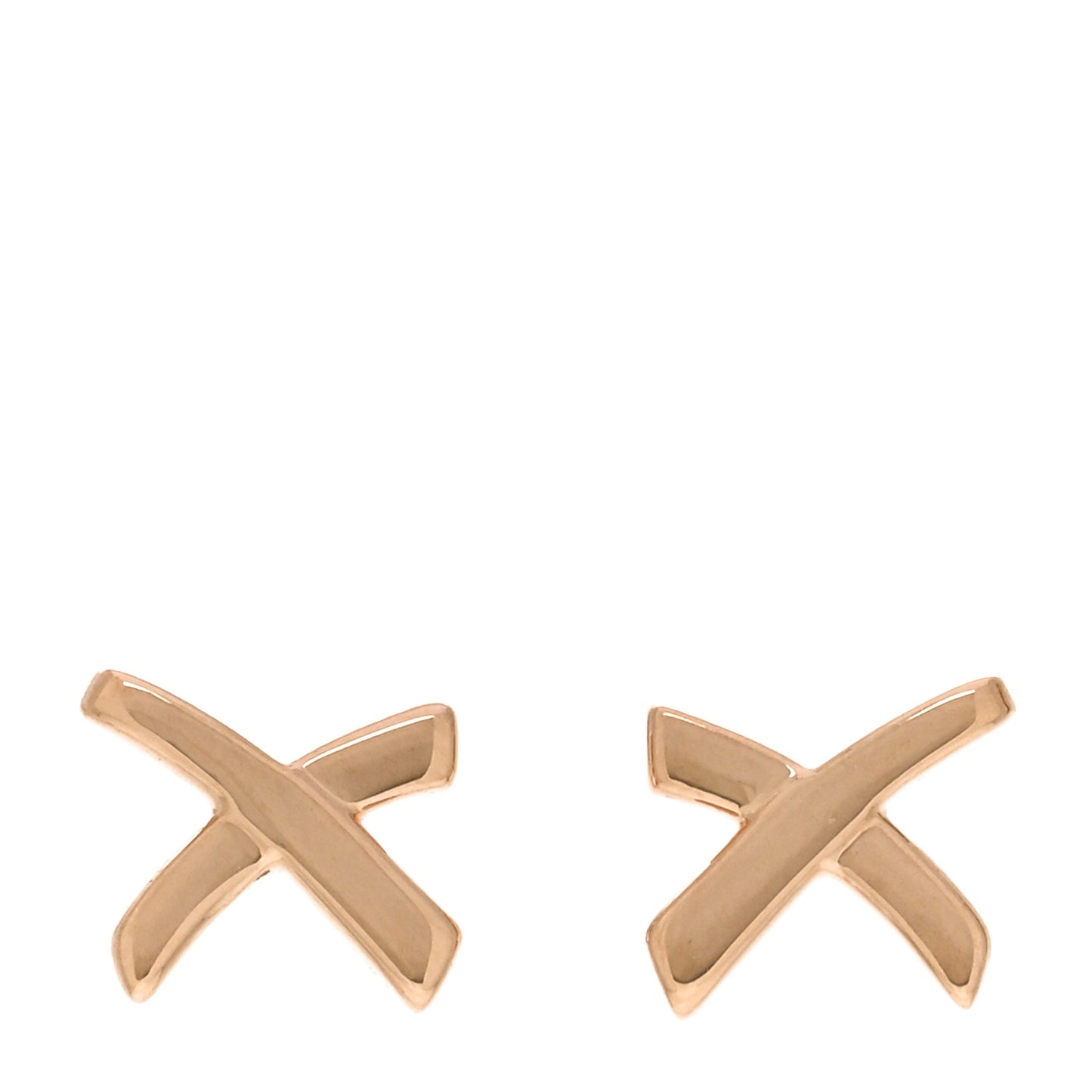 18K Rose Gold Small Paloma's Graffiti X Earrings
