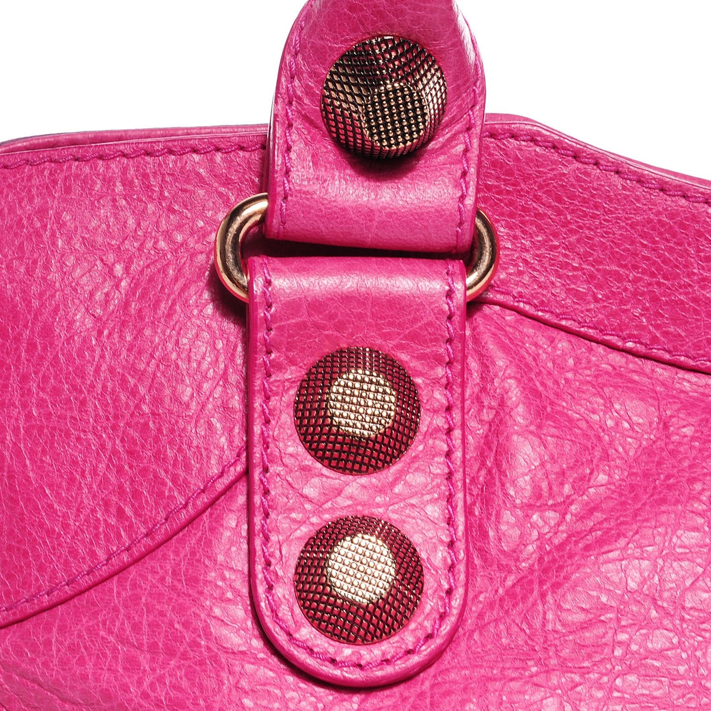 Agneau Giant 21 Rose Gold Hardware City Cyclamen Fucsia