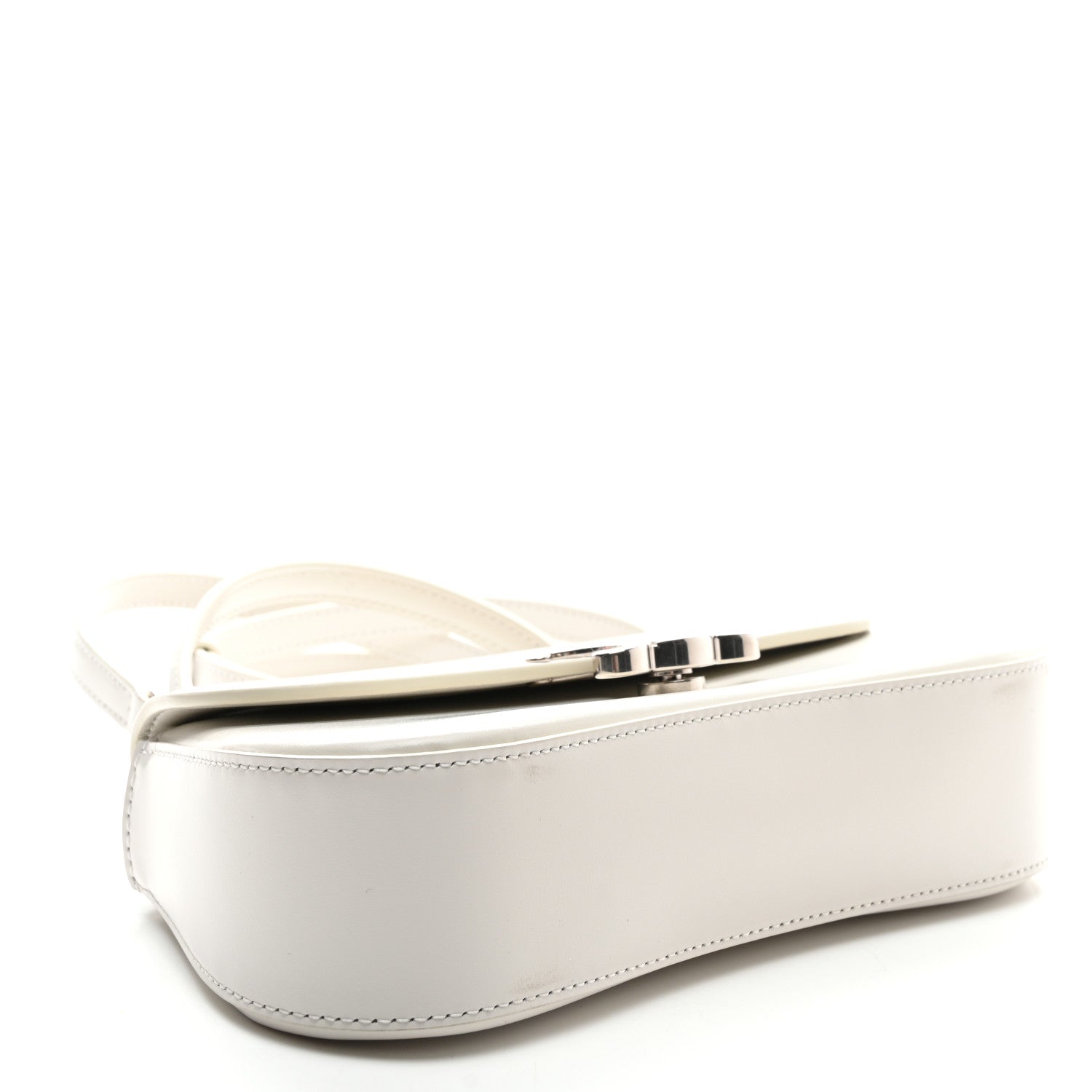 Celine Shiny Calfskin Teen Lola Bag White 4 of 10