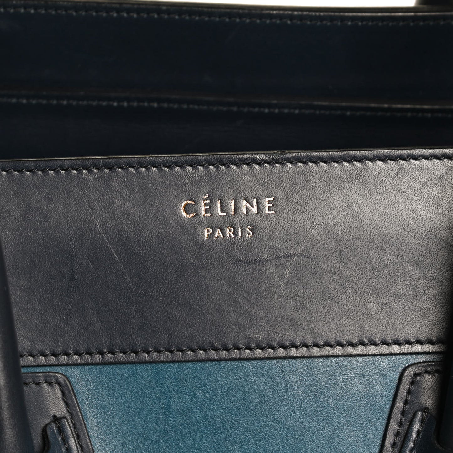 Smooth Calfskin Tri-Color Mini Luggage