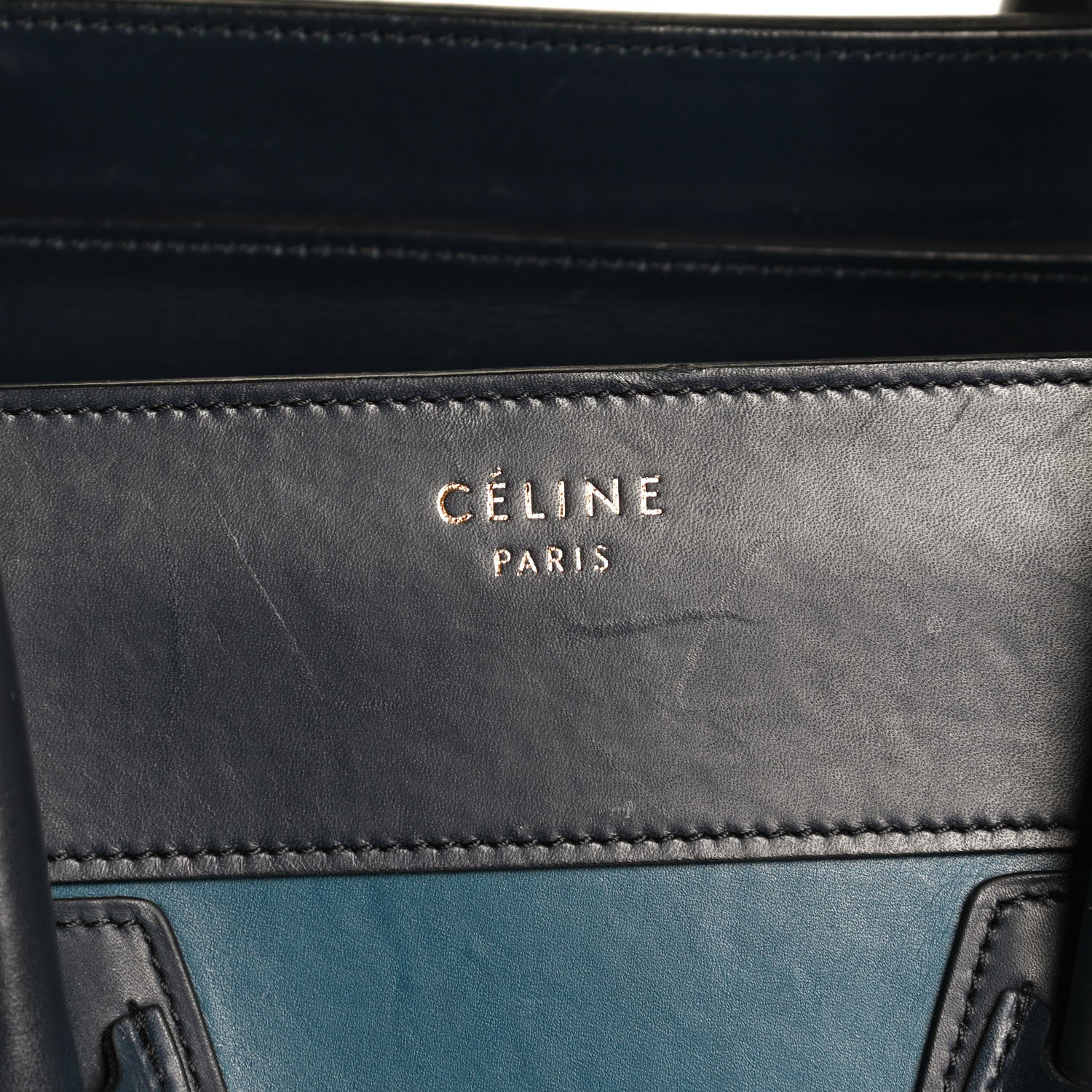 Celine Smooth Calfskin Tri-Color Mini Luggage 7 of 12