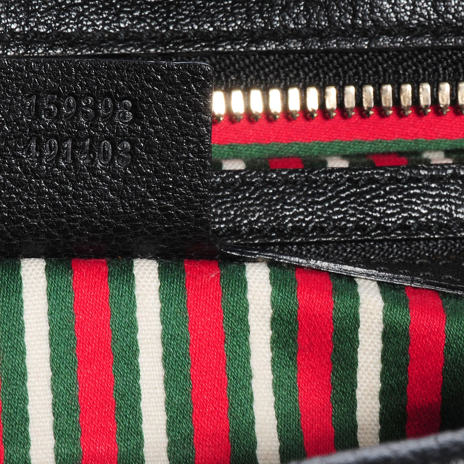 Gucci Leather Wave Boston Black 7 of 7