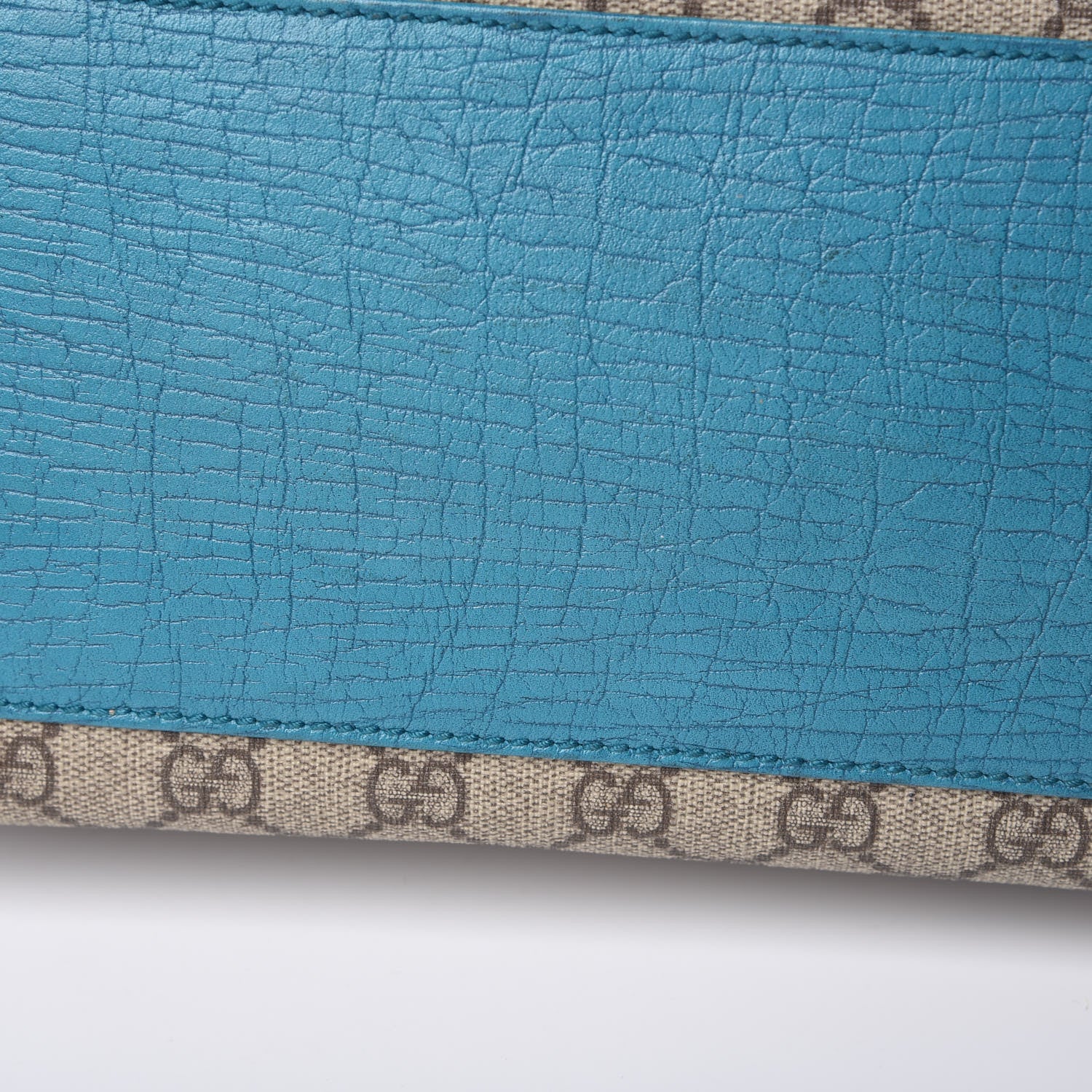 Gucci GG Plus Monogram Small Vertical Tote Turquoise 19 of 26