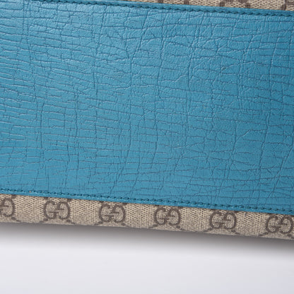 Gucci GG Plus Monogram Small Vertical Tote Turquoise 19 of 26