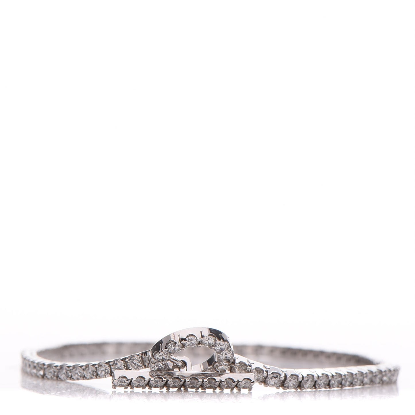 18K White Gold Diamond Finesse Bracelet SH
