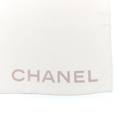 Chanel Cotton CC Logo Square Bandana Black Beige 5 of 5