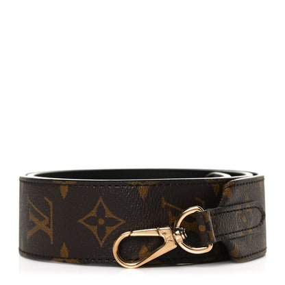 Louis Vuitton Monogram Bandouliere Shoulder Strap Black 1 of 7