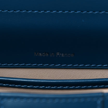 Delvaux Box Calfskin Mini Brillant Satchel Blue De Prusse 7 of 9